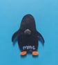 Penguin Fridge Magnet with Bow Tie Cute - Image 2