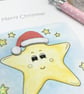 Christmas Star Card - Christmas Greetings Card - Personalised - You’re a Star - Image 6