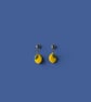 Micro Lemons - Polymer clay Earrings