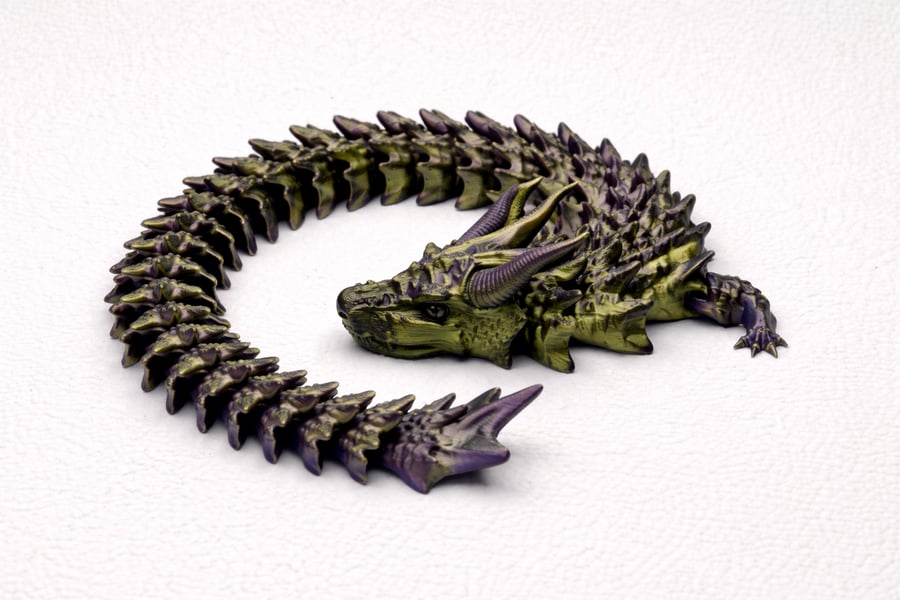 Dragon Type 4 – Custom 3D Printed Poseable Dragon
