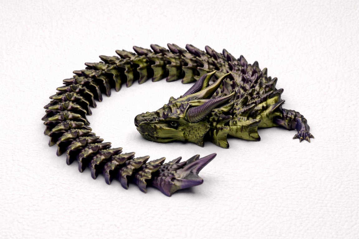 Dragon Type 4 – Custom 3D Printed Poseable Dragon