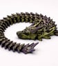 Articulated Dragon Figure, Flexi 3D Printed Poseable Dragon, Type 4 - Image 1