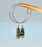  Emerald & Silver Earrings, May Birthstone, 20th Anniversary, Gifts For Taurus - Image 4