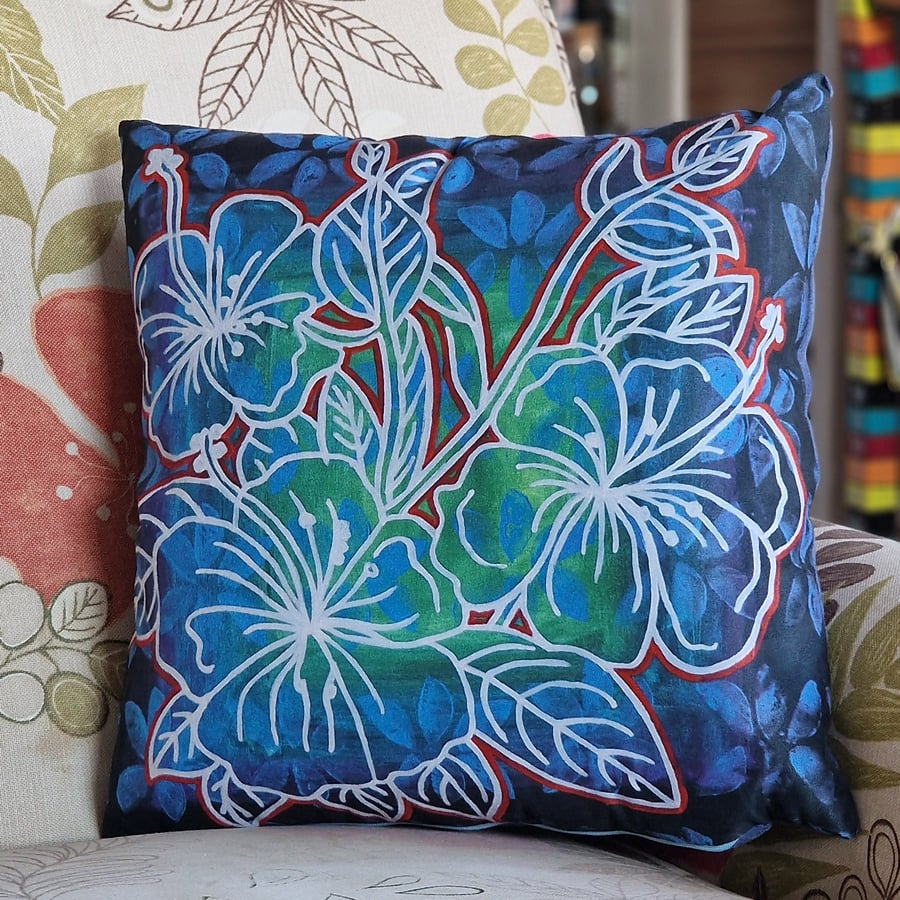 Hibiscus Cushion 