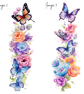 Butterfly & Floral Acrylic Bookmark with Beaded Tassel – Gift for Book Lovers - Image 4