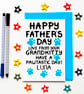 Personalised Father's Day Card From Grandkitty, Cat, Kitten For Grandad, Dad
