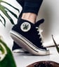 Blue Crochet Sneakers Slipper Socks  - Image 7