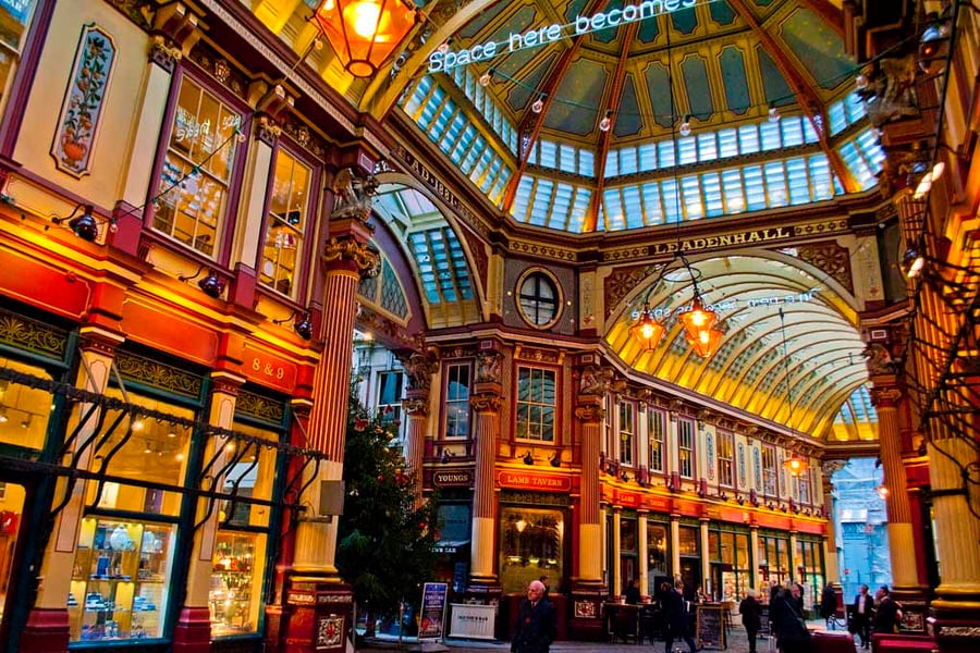 Leadenhall Market City of London England Photograph Print