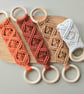 Macrame Tea Towel Holder, Boho Kitchen accessories  - Image 2