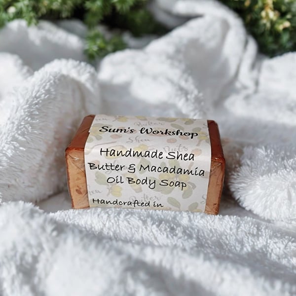 Handmade Shea butter & Macadamia Oil Body Soap