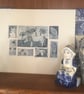 Little Gallery - Collagraph Print in Blue - Image 2
