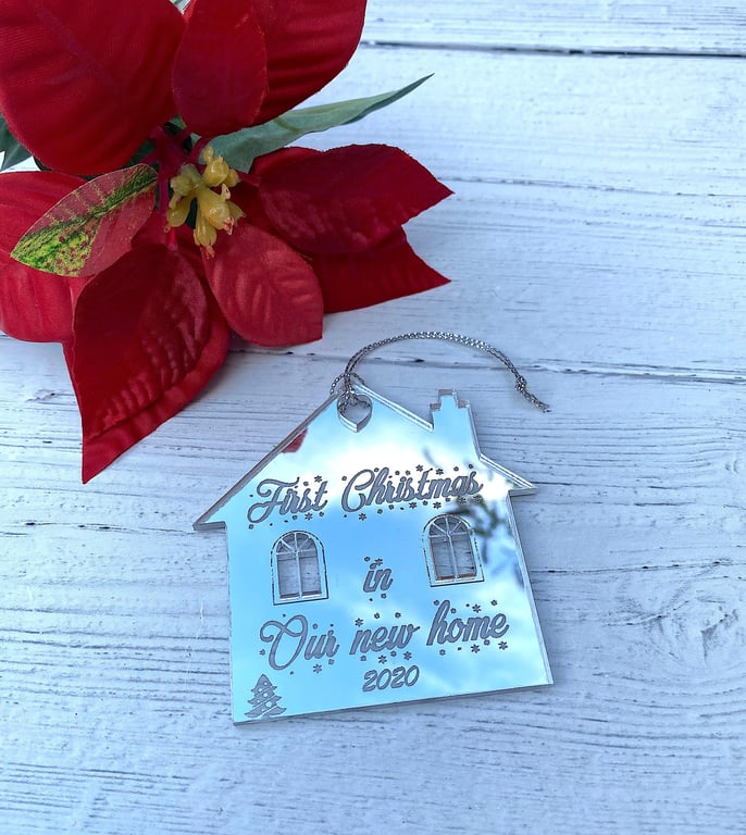 First Christmas in our New Home Christmas Tree Ornament