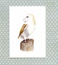 SALE - now 2.00 Barn Owl Wildlife Card - Image 1
