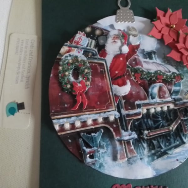Christmas card. Christmas bauble. Ref 458