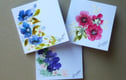 original hand painted cards