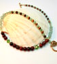 Tiger's Eye And Green Aventurine Necklace - Handmade In Devon - Image 3