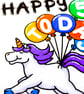Cute Unicorn 5th Birthday Card For Girl, Boy, Niece, Nephew, Sister, Brother - Image 3