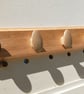 Handcarved Oak Pebbles Coat Rack - Image 2