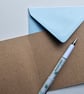 Blue Buttons Heart Get Well Card Size 5" x 5" (12.5cm x 12.5cm) - Image 6