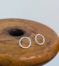Mini hammered circle studs  - Image 1