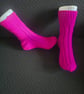 Hand knitted soft acrylic socks - Image 2