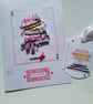 Birthday card and gift tag set. Birthday card. Decoupage card. Ref 144 - Image 4
