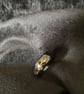 Resin ring,lava effect,handmade - Image 1