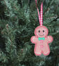 hanging gingerbread boy ornament - Image 3