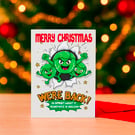 Funny Sprouts ‘We’re Back’ Christmas Card For Son, Nephew, Daughter, Niece 