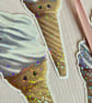 Holographic 99 Flake Ice Cream - Cute Soft Serve Vinyl Sticker - Image 7