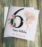 Ballerina Birthday personalised Card for Granddaughter, Daughter, Sister, Niece - Image 2