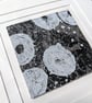 Summer Seconds Sea Inspired Printed Recycled Textile Art in double mount - Image 4