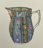 Pearlware 1 original gouache and ink painting  - Image 1