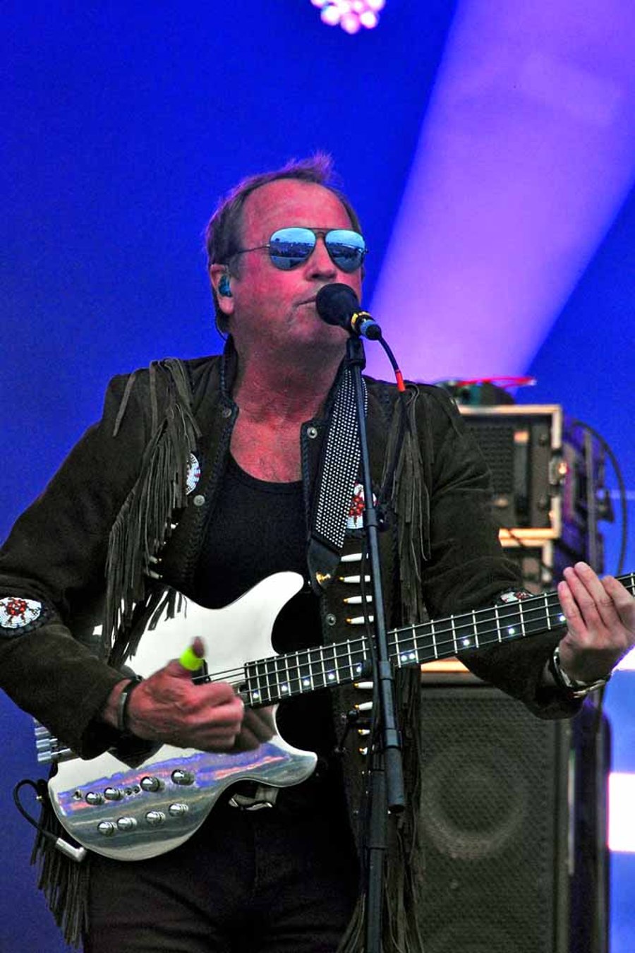 Mark King Level 42 In Concert Photograph Print