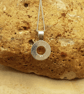 Tiny citrine pendant necklace - Image 4
