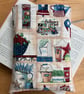 American Theme Print Quilted Fabric Book Sleeve - Book Sleeve - Image 2