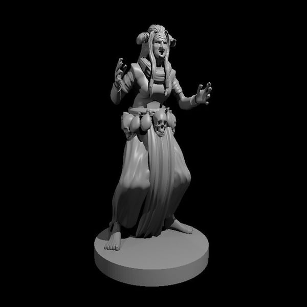 Night Hag - 3D Printed Resin DnD Pathfinder Fig... - Folksy