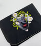 Three Clutch Bags to Choose From. Evening Bag, Embroidered Black Bag, Snakeskin. - Image 4