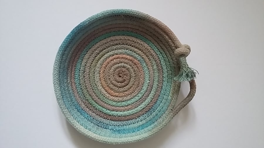 Hand dyed Rope Bowl