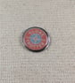 Globe Trotter - Travel Themed Badge - Large Resin Topped Pin Badge 