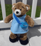 KNITTING PATTERN PDF Pastel Blue Dress for Teddy - Image 4