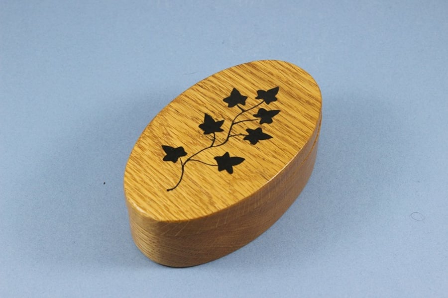Oak Inlaid Jewellery - Trinket Box (WBI8)