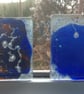 Fused Glass Marbled Tiles or Coasters- set of 2 - Image 2