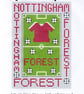 Nottingham Forest Cross Stitch Kit Size 4" x 6"  Full Kit