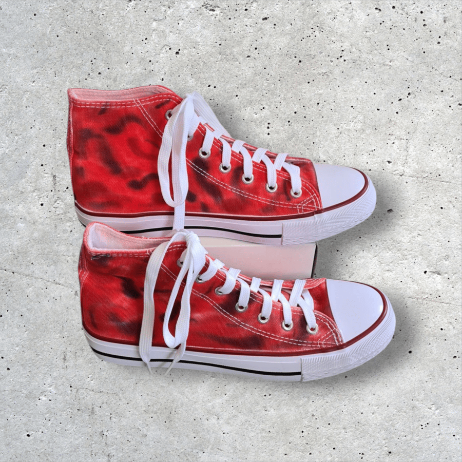Dyed high tops 