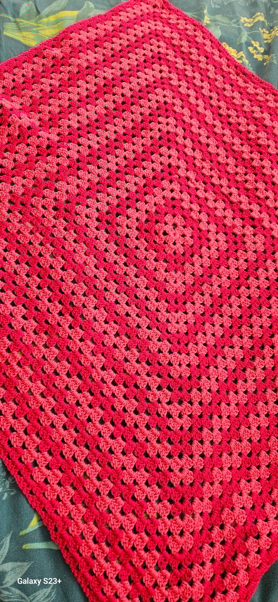 Giant Grannie Square Lap Blanket and free tote bag.