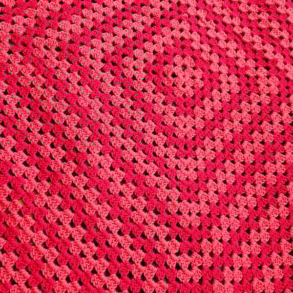 Giant Grannie Square Lap Blanket and free tote bag.