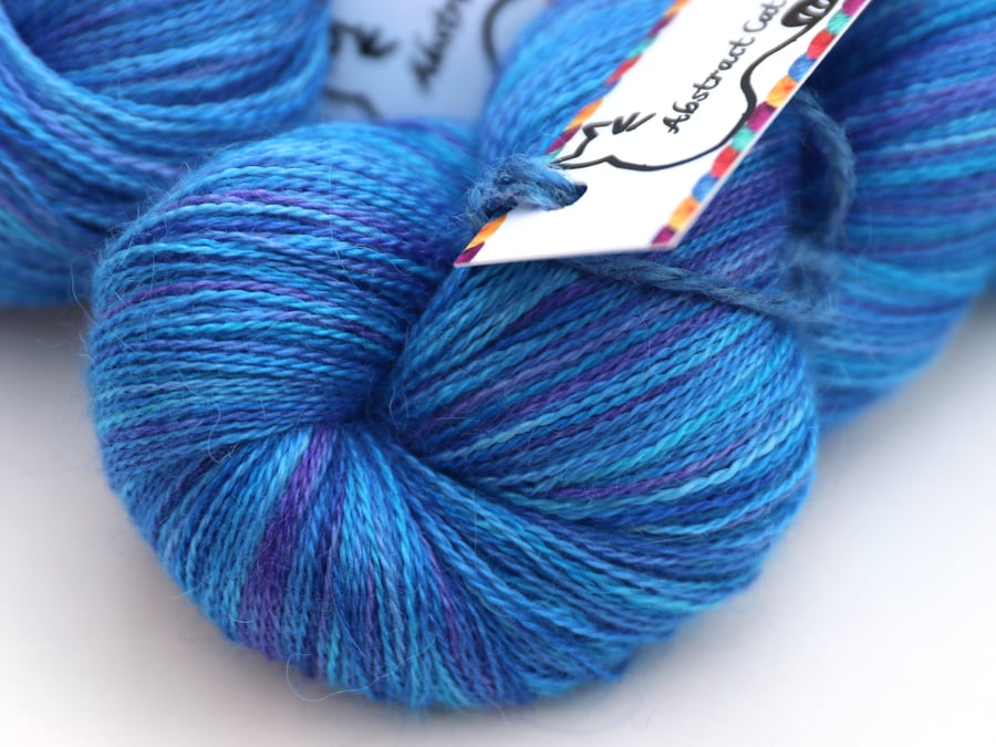 SALE: Dusk - Silky baby alpaca laceweight yarn