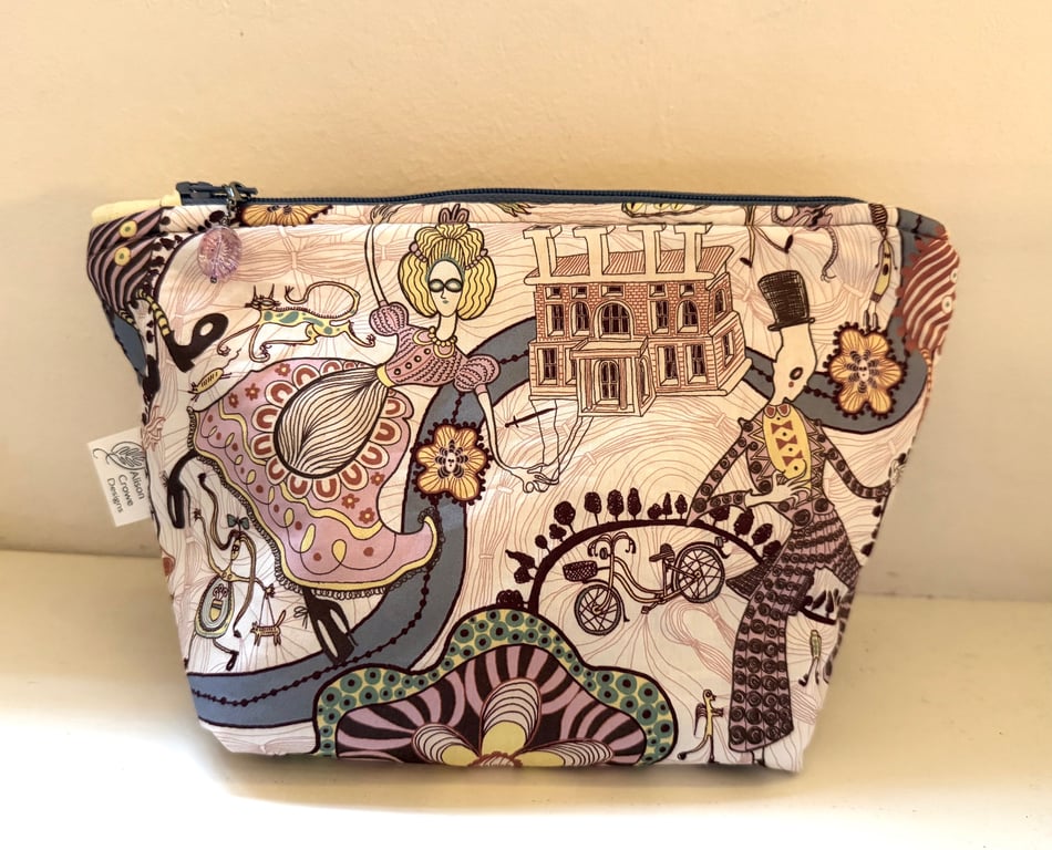 Grayson Perry fabric accessory bag