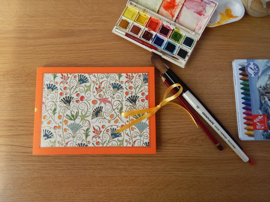 Florentine Flowers A5 Sketchbook. Watercolour paper. Seconds Sunday